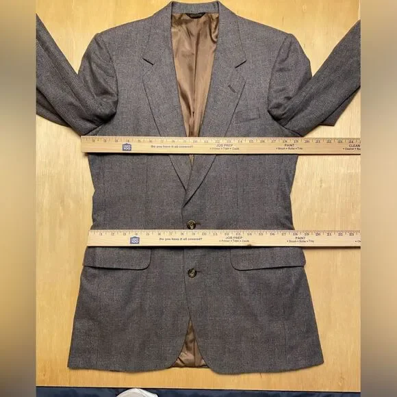 Eagle Clothes Gray Sport Coat Blazer 38R - Picture 3 of 15